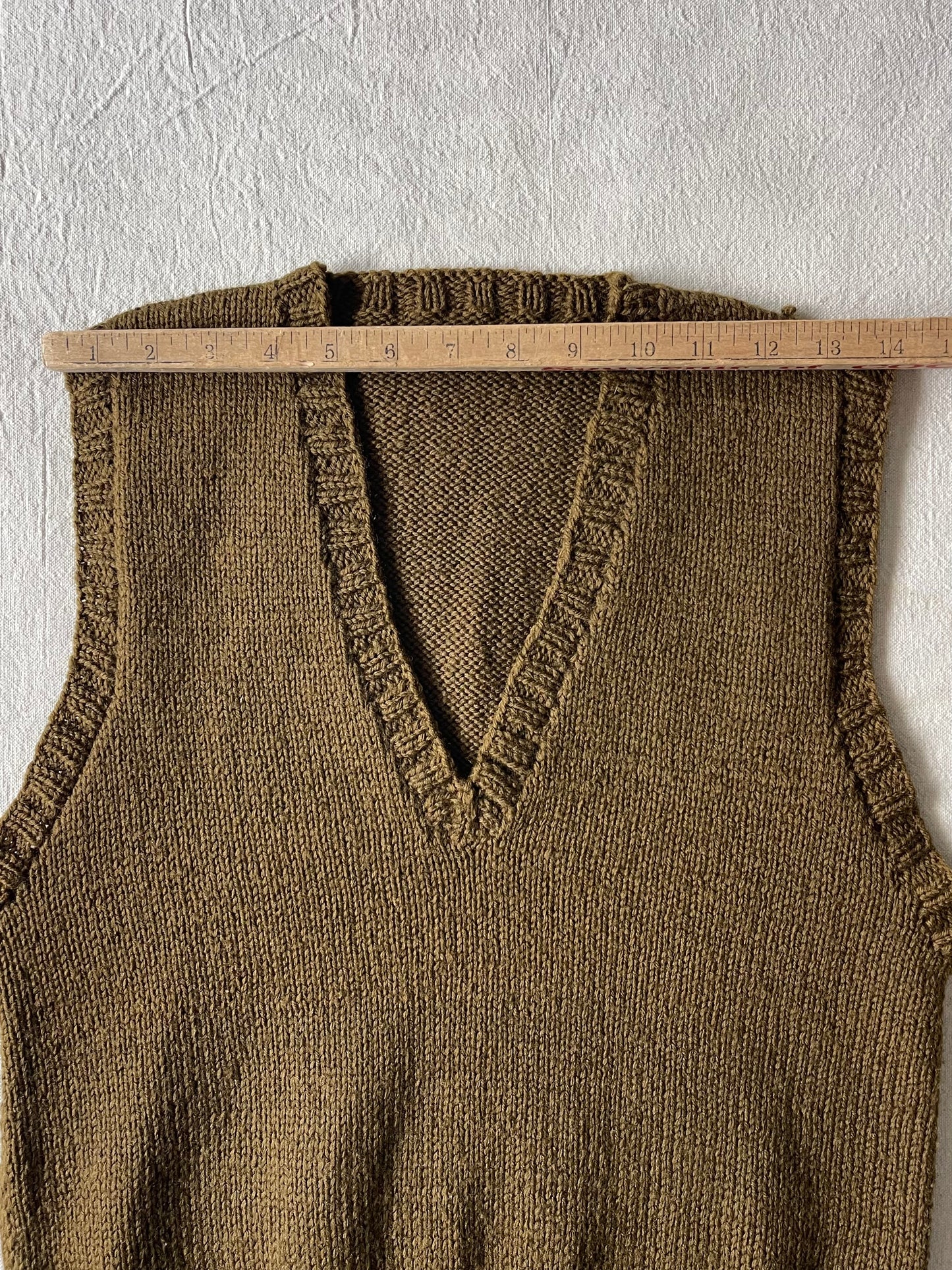 1940s American Red Cross wool sweater vest