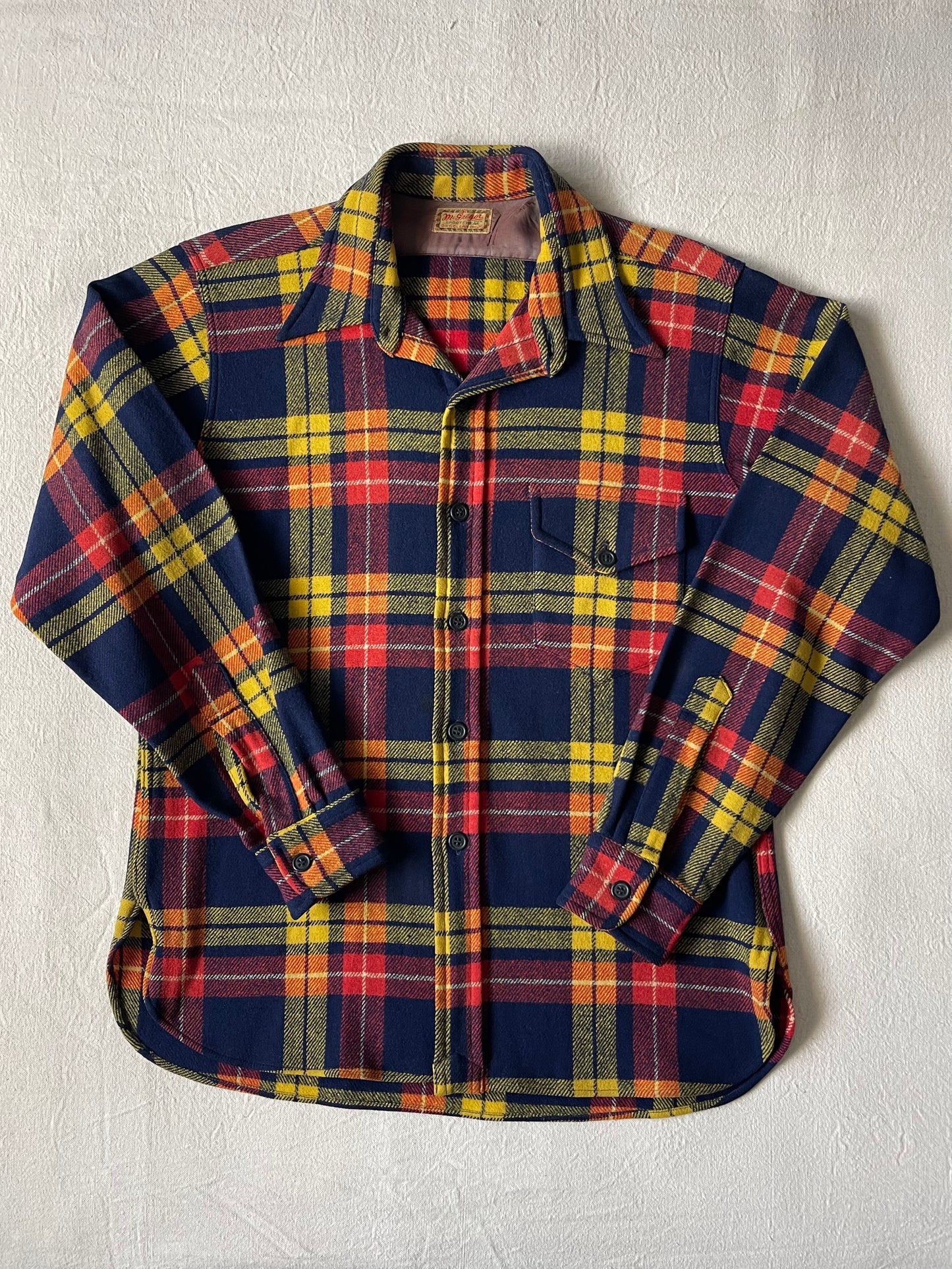 1940s wool McGregor Sportswear overshirt