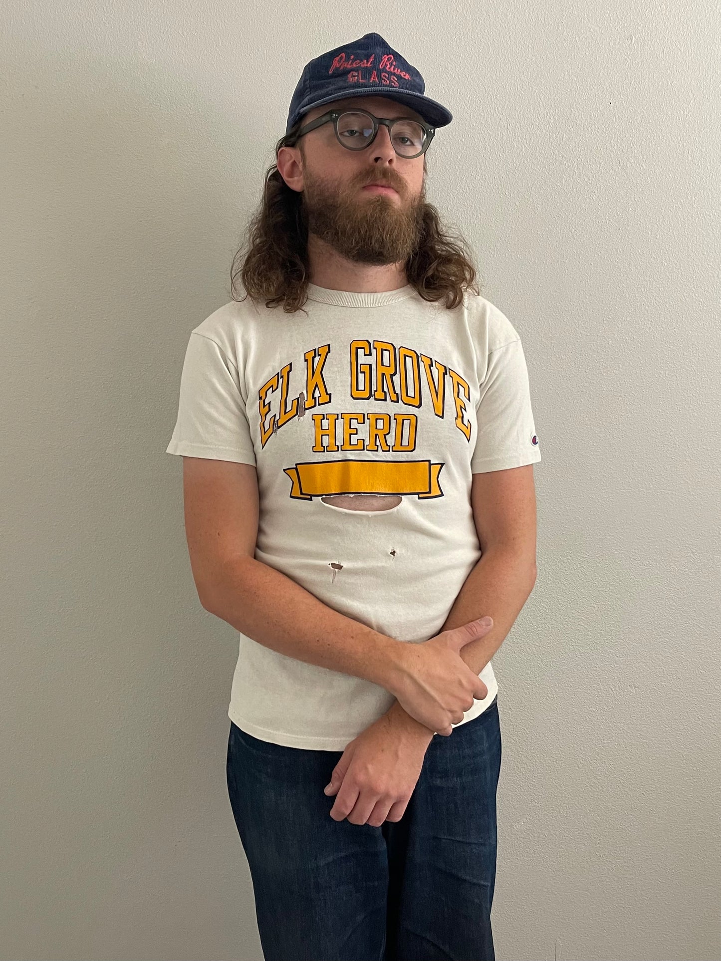 1980s Champion Elk Grove Herd t-shirt