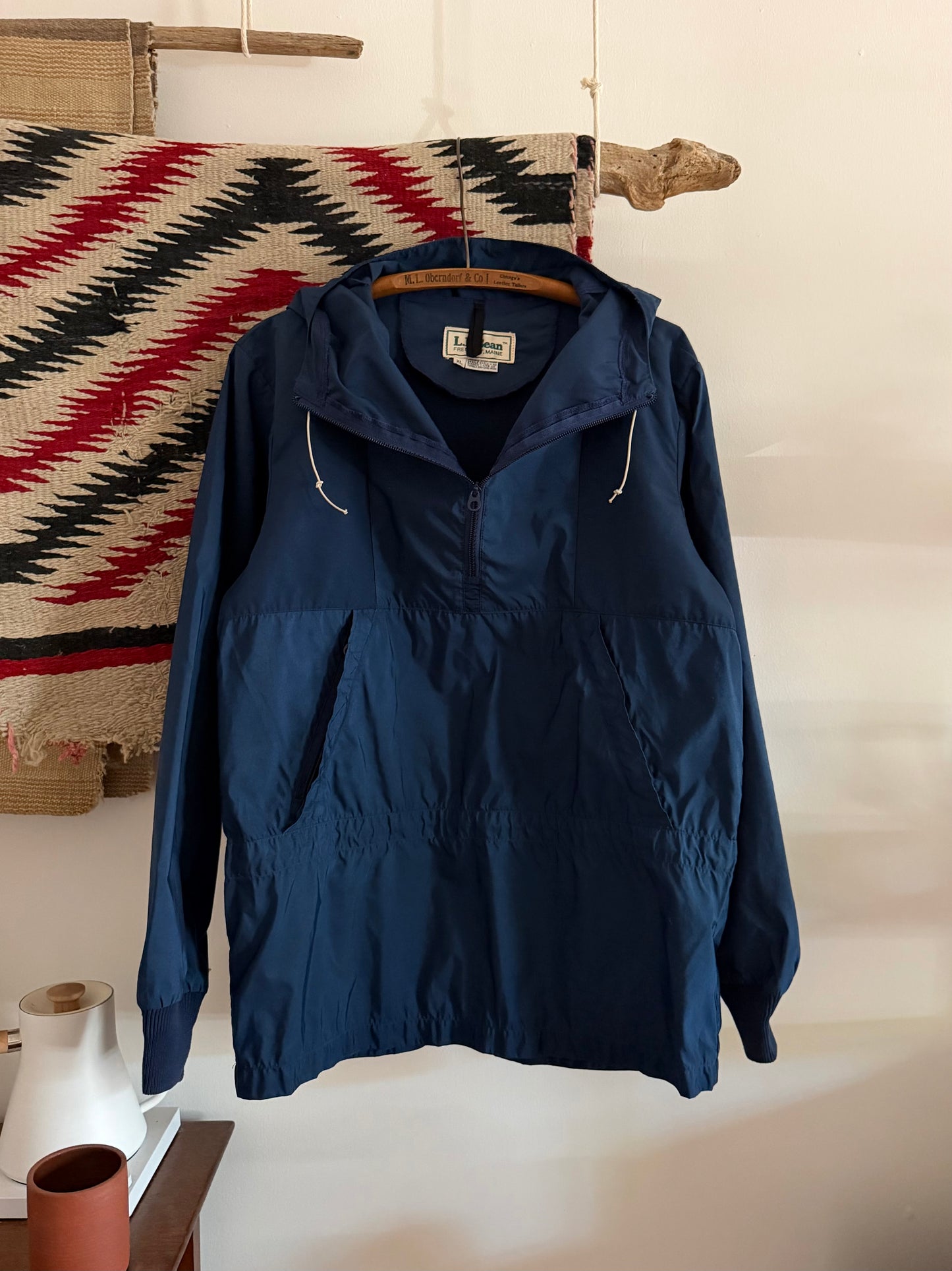1990s L.L. Bean quarter zip pullover anorak