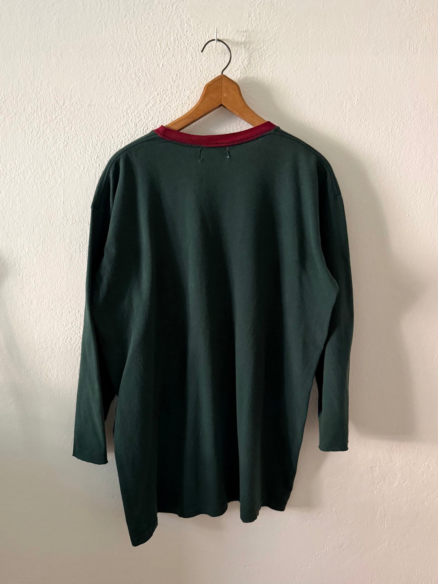 1990s L.L. Bean cut sleeve ringer t-shirt