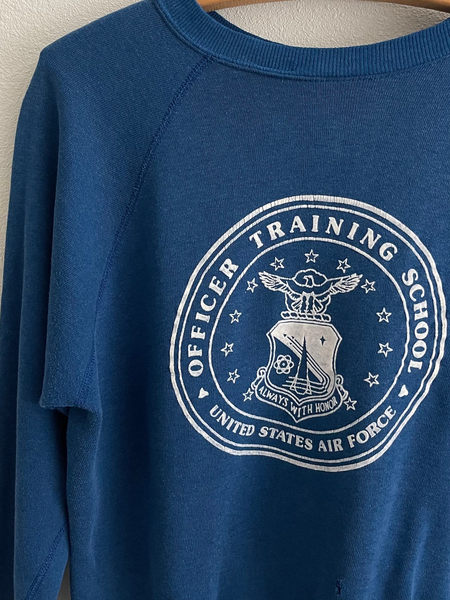 1960s/1970s Air Force Officer Training School raglan sweatshirt