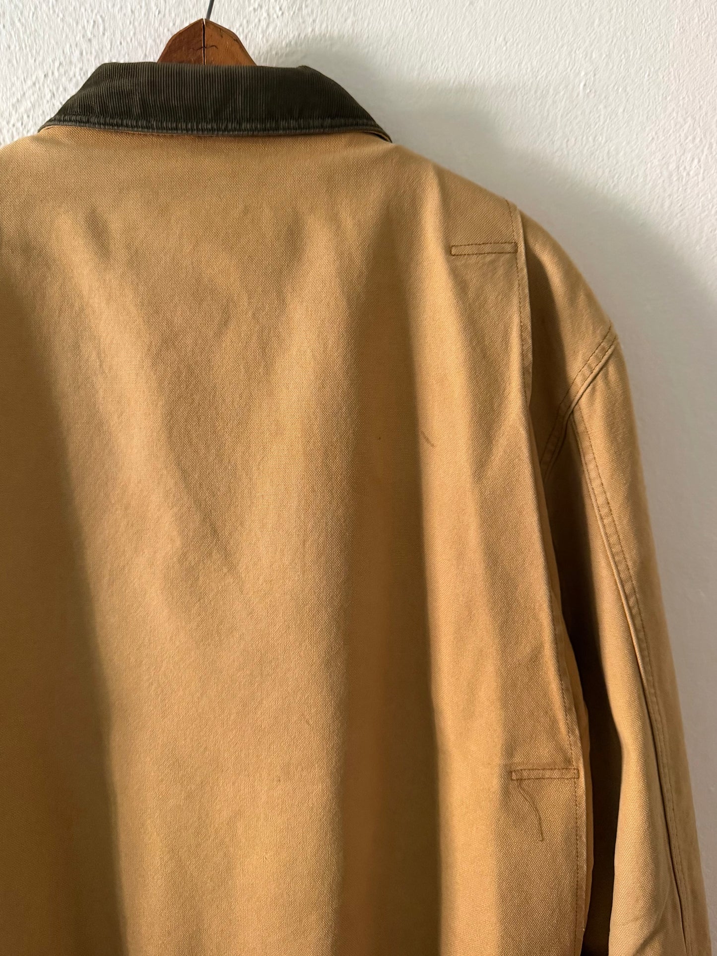 1980s L.L. Bean brown duck canvas barn jacket
