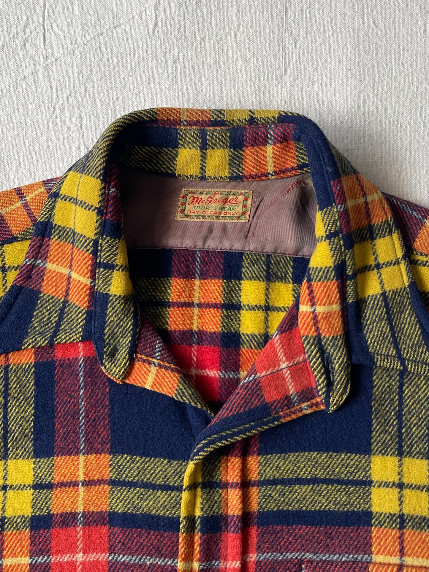 1940s wool McGregor Sportswear overshirt