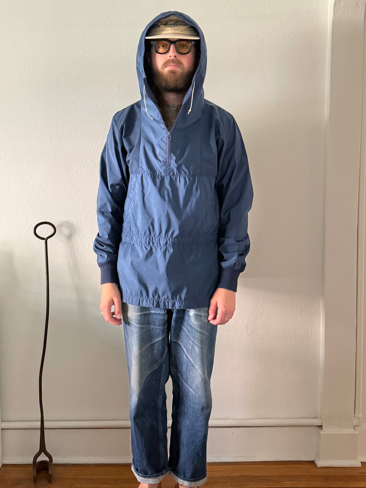 1990s L.L. Bean quarter zip pullover anorak