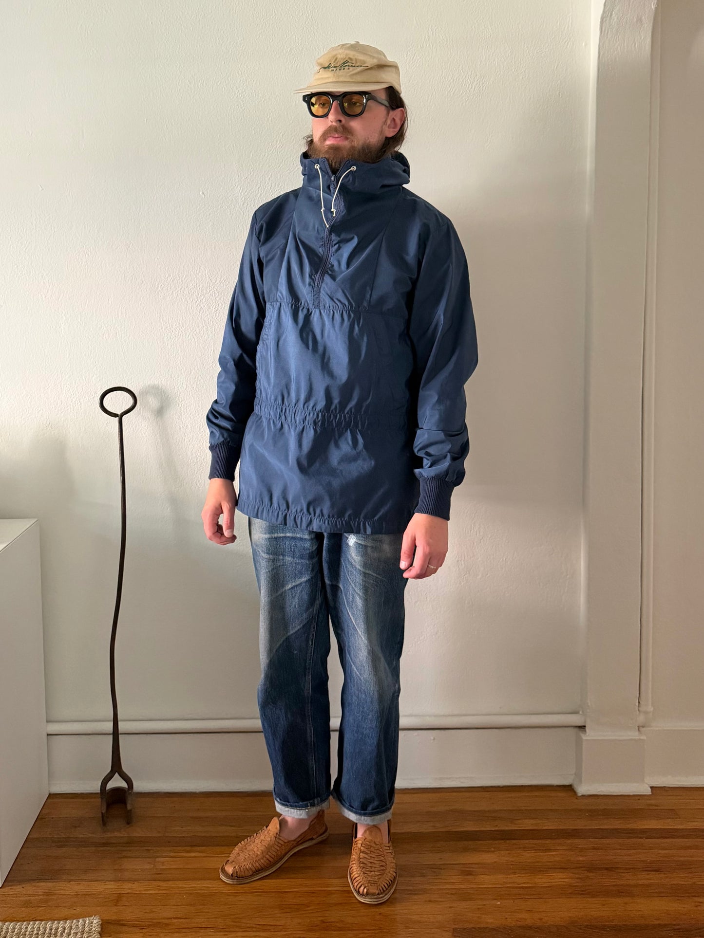 1990s L.L. Bean quarter zip pullover anorak