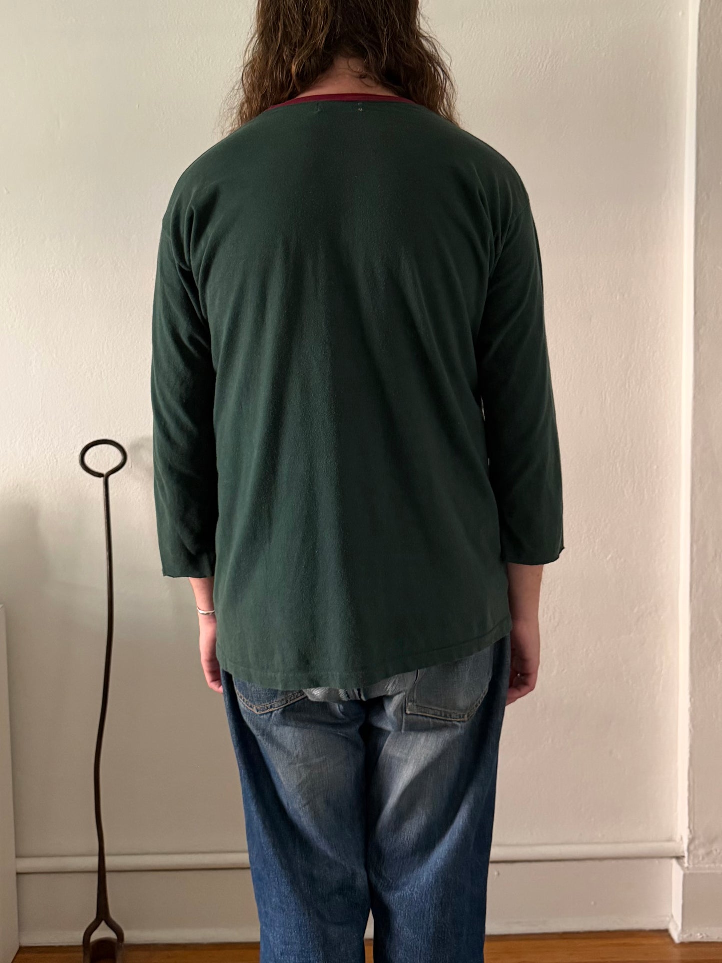 1990s L.L. Bean cut sleeve ringer t-shirt