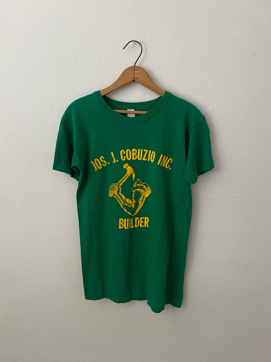 1970s 'Jos. J. Cobuzio Inc. Builder' t-shirt