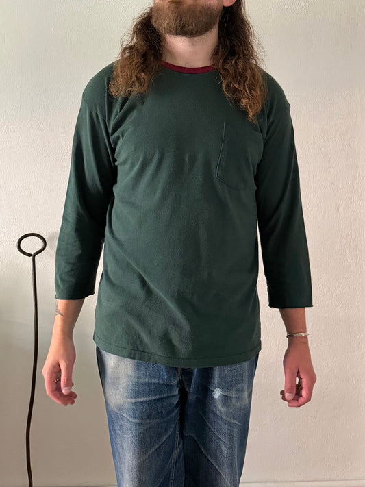 1990s L.L. Bean cut sleeve ringer t-shirt