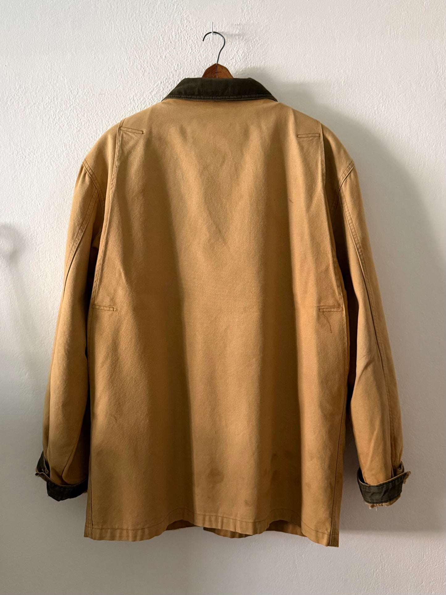 1980s L.L. Bean brown duck canvas barn jacket