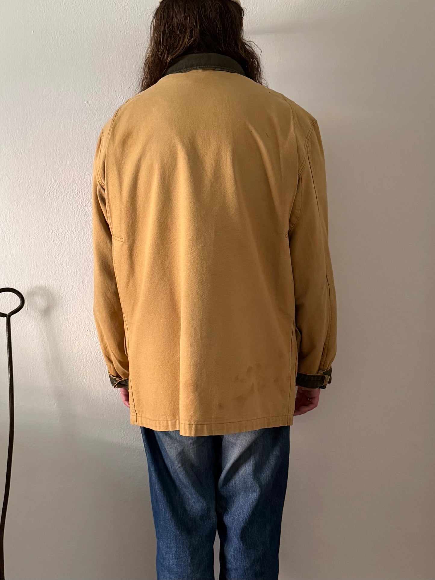 1980s L.L. Bean brown duck canvas barn jacket