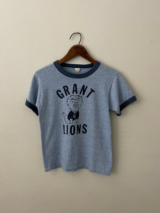 1980s 'Grant Lions' ringer t-shirt